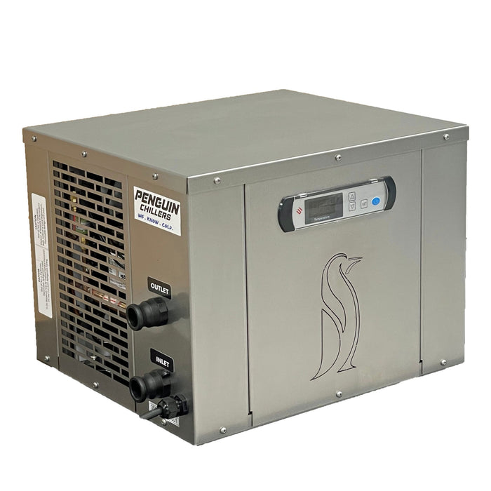 Penguin Chillers | 100 Gallon Cold Plunge Tub & 3/4 HP Chiller