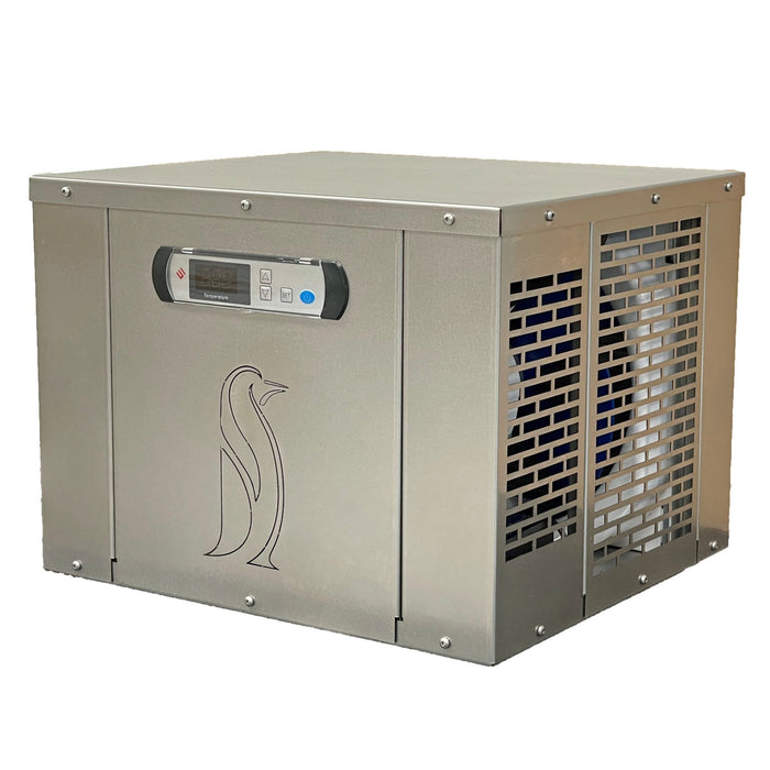 Penguin Chillers | 100 Gallon Cold Plunge Tub & 3/4 HP Chiller