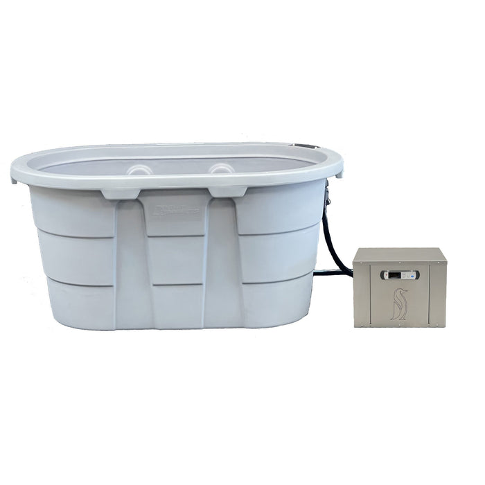 Penguin Chillers | 100 Gallon Cold Plunge Tub & 3/4 HP Chiller