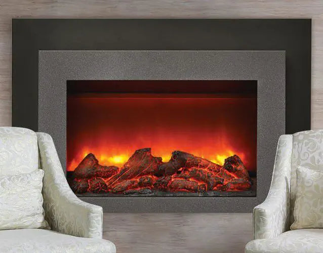 Amantii 30" Sierra Flame Flush Mount Electric Fireplace Insert