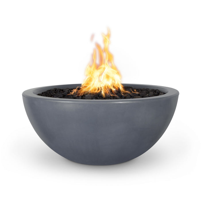 The Outdoor Plus Luna GFRC Concrete Round Fire Bowl 30" - Top-Quality Pool Fire Bowls