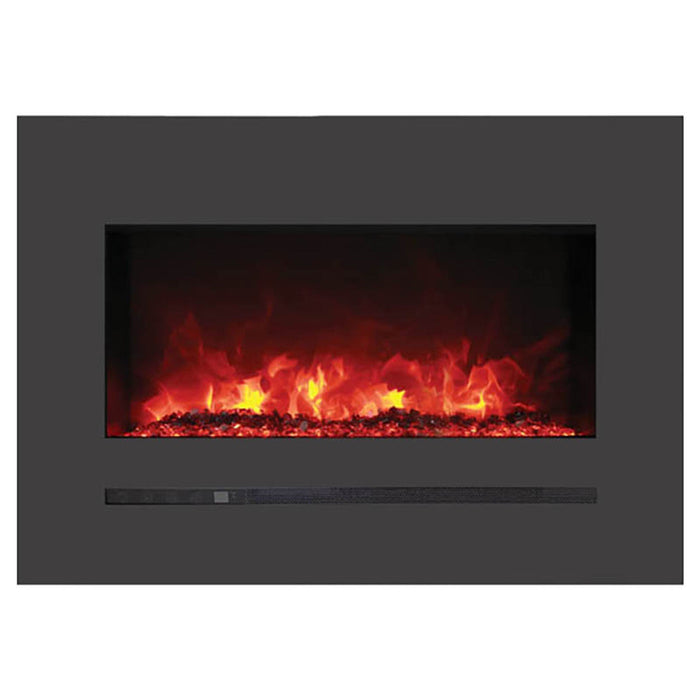 Sierra Flame 34" Linear Wall Mount Electric Fireplace WM-FML-34-4023-STL