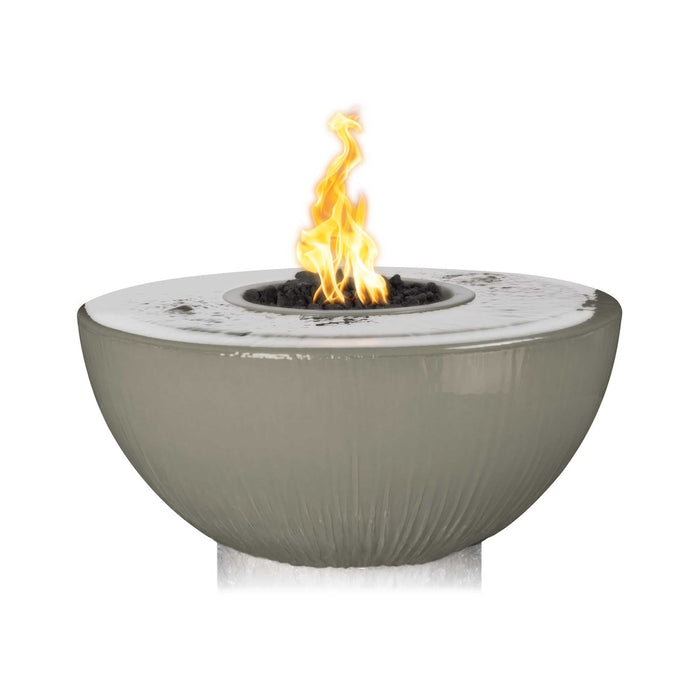 The Outdoor Plus - Sedona GFRC 360 Degree Spill Round Fire and Water Bowl 38"