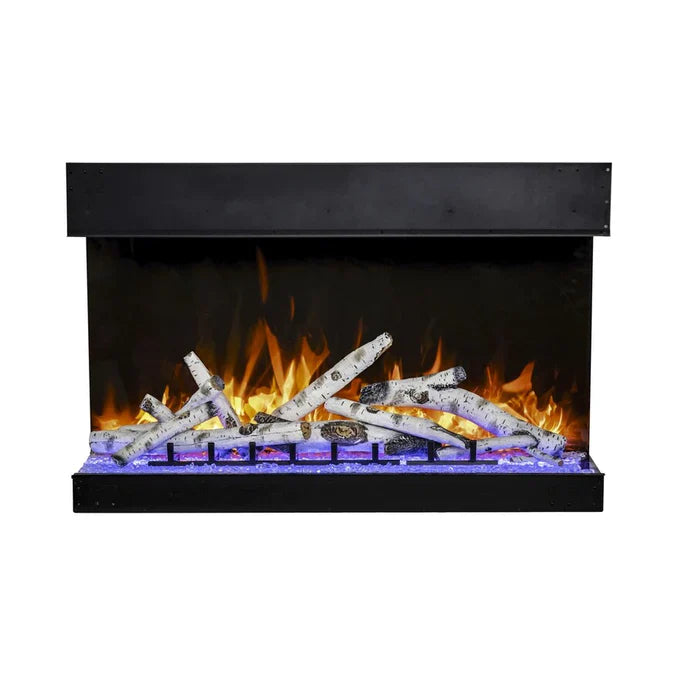 Amantii 45" Tru View Bespoke Built-In Indoor Outdoor 3 Sided Electric Fireplace