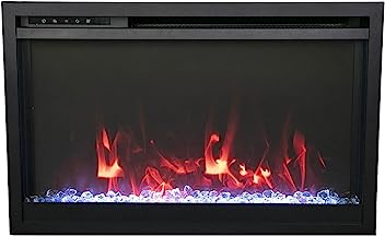 Amantii 30" Traditional Extra slim Modern Smart Electric Fireplace