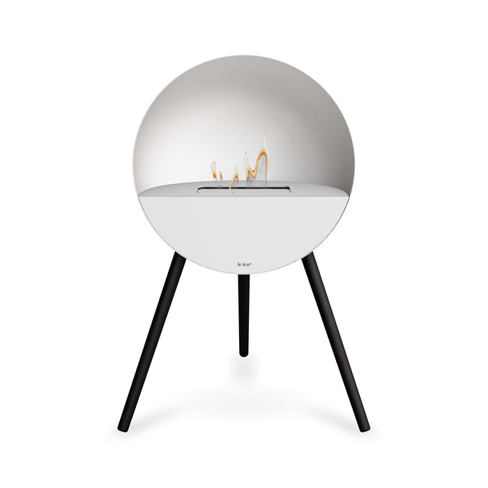 Le Feu Eye Bioethanol Fireplace - White