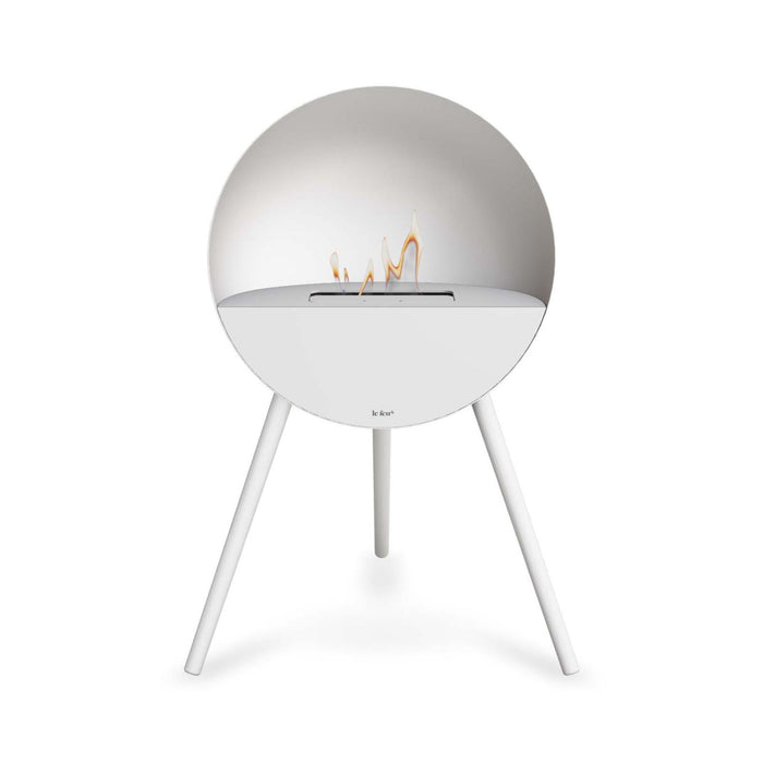 Le Feu Eye Bioethanol Fireplace - White