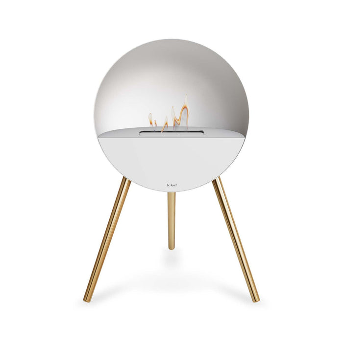 Le Feu Eye Bioethanol Fireplace - White