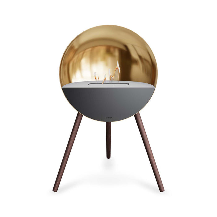 Le Feu Eye Bioethanol Fireplace - Chromed Rose Gold