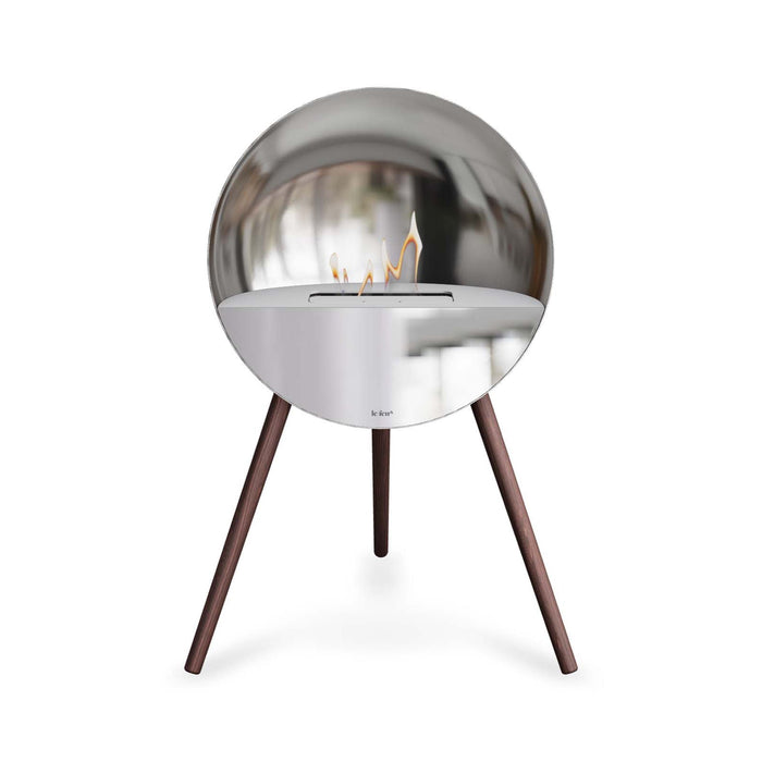 Le Feu Eye Bioethanol Fireplace - Silver