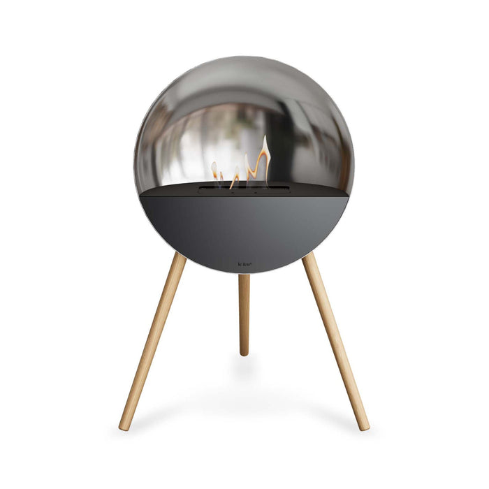 Le Feu Eye Bioethanol Fireplace - Silver