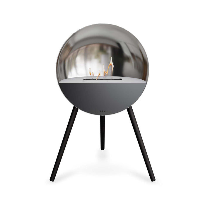 Le Feu Eye Bioethanol Fireplace - Silver