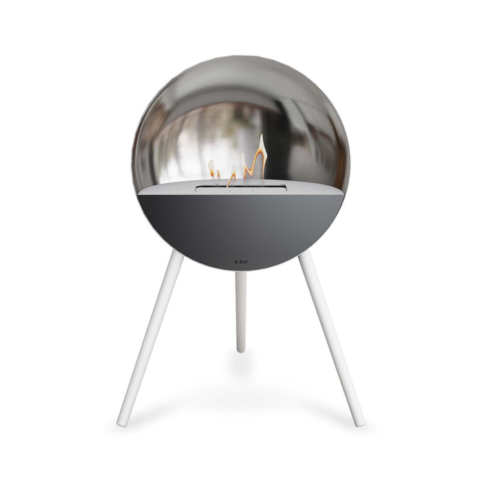 Le Feu Eye Bioethanol Fireplace - Silver