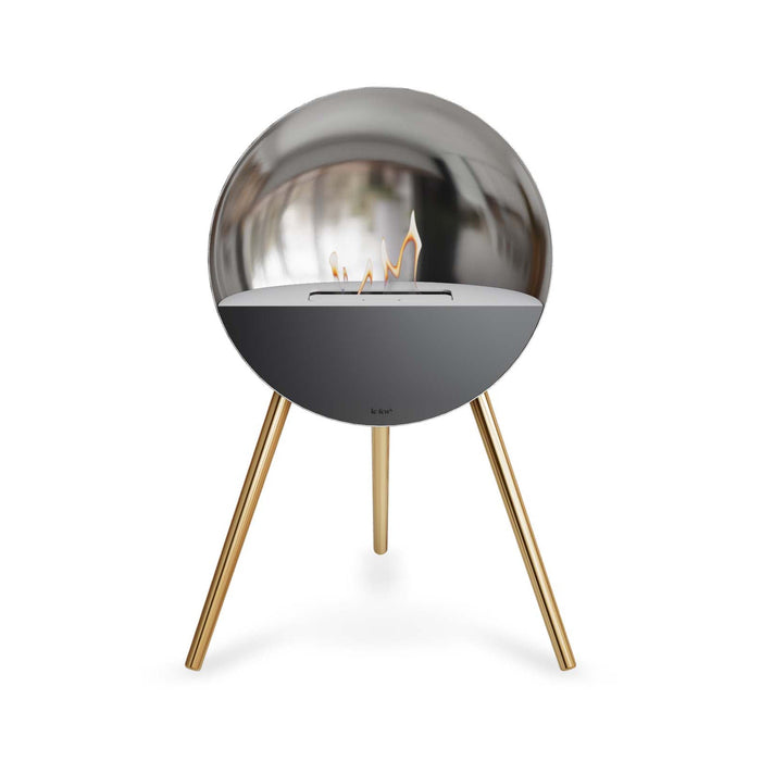 Le Feu Eye Bioethanol Fireplace - Silver