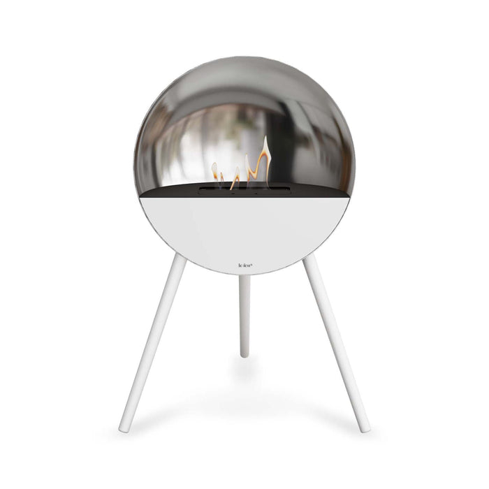 Le Feu Eye Bioethanol Fireplace - Silver