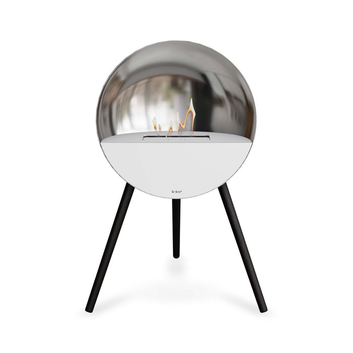 Le Feu Eye Bioethanol Fireplace - Silver