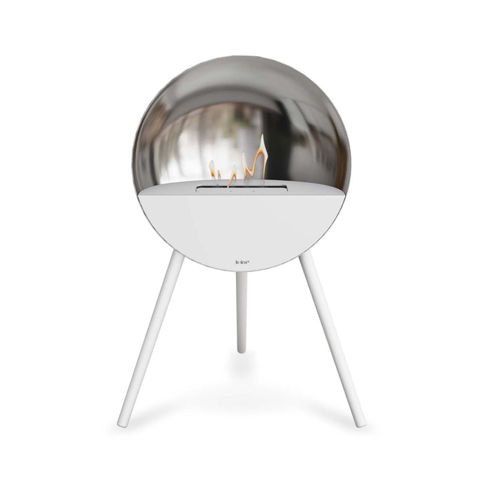 Le Feu Eye Bioethanol Fireplace - Silver