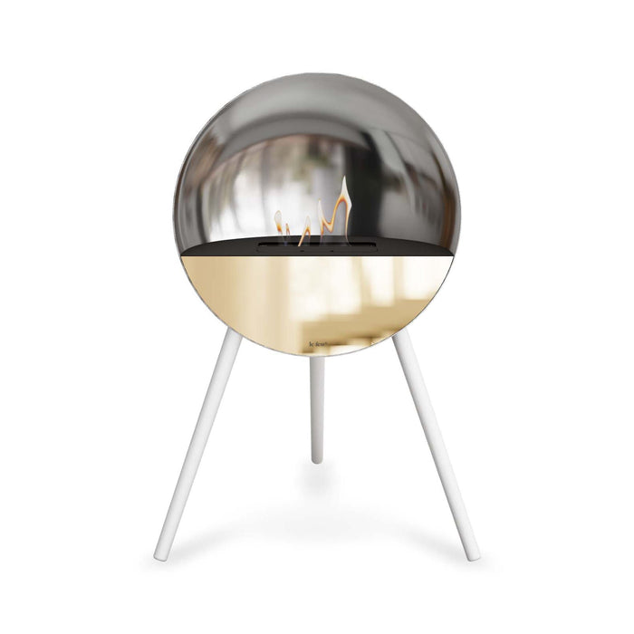 Le Feu Eye Bioethanol Fireplace - Silver