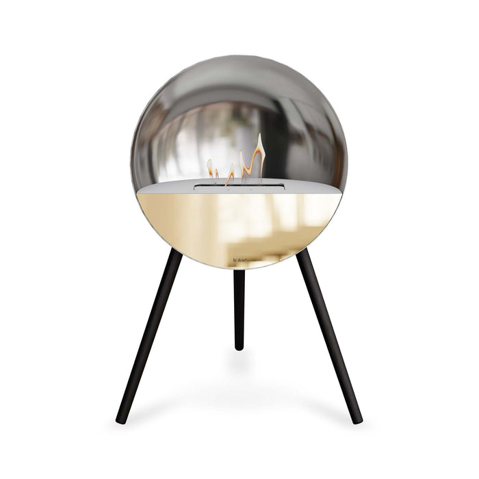 Le Feu Eye Bioethanol Fireplace - Silver