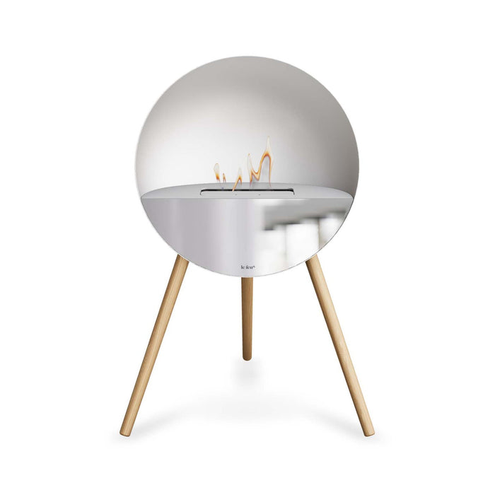 Le Feu Eye Bioethanol Fireplace - White