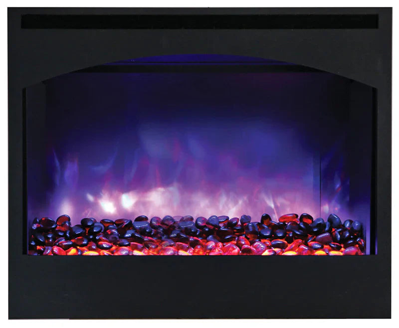 Amantii 31" Zero Clearance ZECL-31-3228-STL Built-in Electric Fireplace