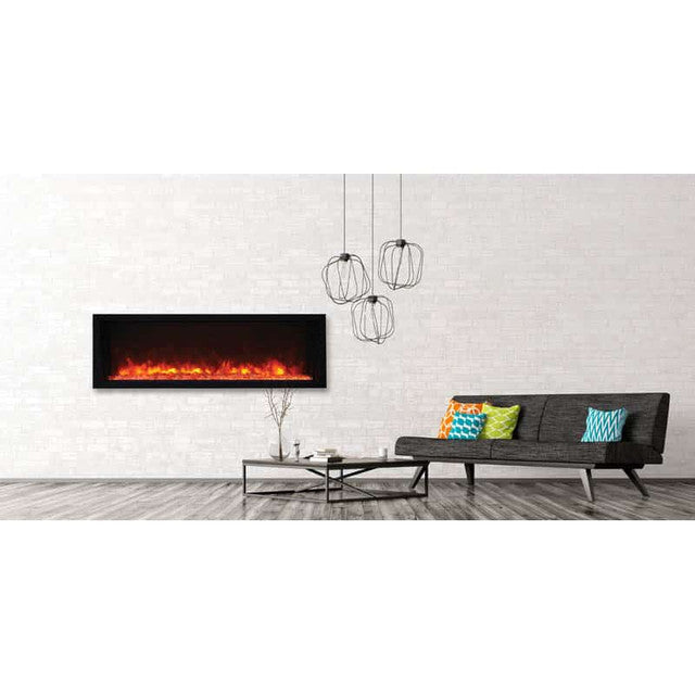 Amantii 50" Panorama Extra Slim Smart Indoor Outdoor Linear Electric Fireplace