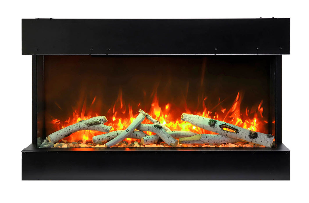 Remii 50” BAY-SLIM 3 Sided Smart Electric Fireplace - Wifi Enable