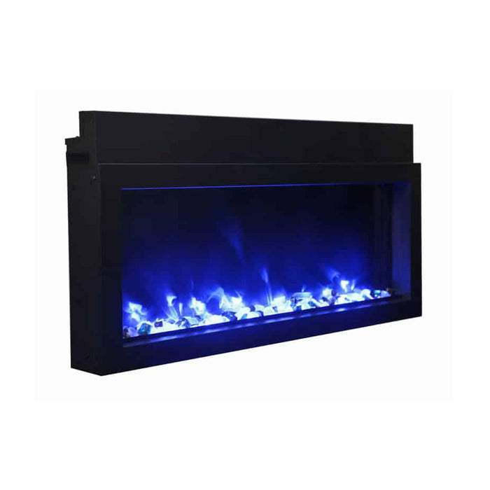 Amantii 40" Panorama Extra Slim Smart Indoor Outdoor Linear Electric Fireplace