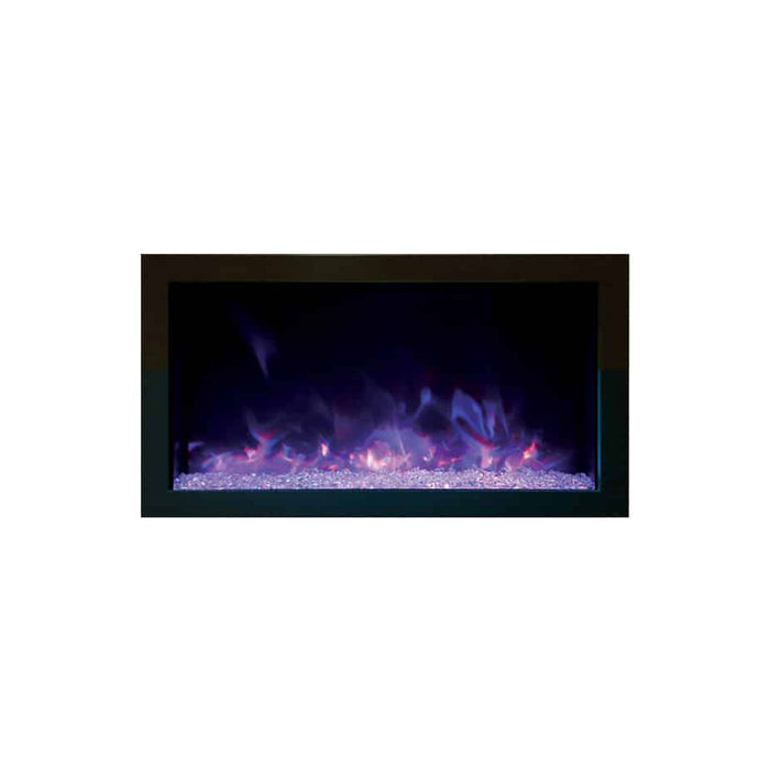 Amantii 30" Panorama Extra Slim Smart Indoor Outdoor Linear Electric Fireplace