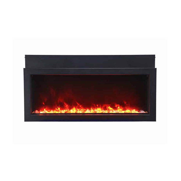 Amantii 40" Panorama Extra Slim Smart Indoor Outdoor Linear Electric Fireplace