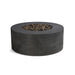 Circular Concrete Firepit - Zinc Black Lava Rock