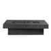 Terraza Concrete Firepit - Zinc Black Lava Rock