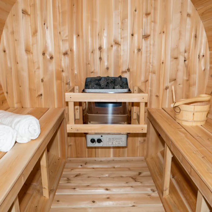 Dundalk LeisureCraft | CT Serenity 4 Person Outdoor Barrel Sauna