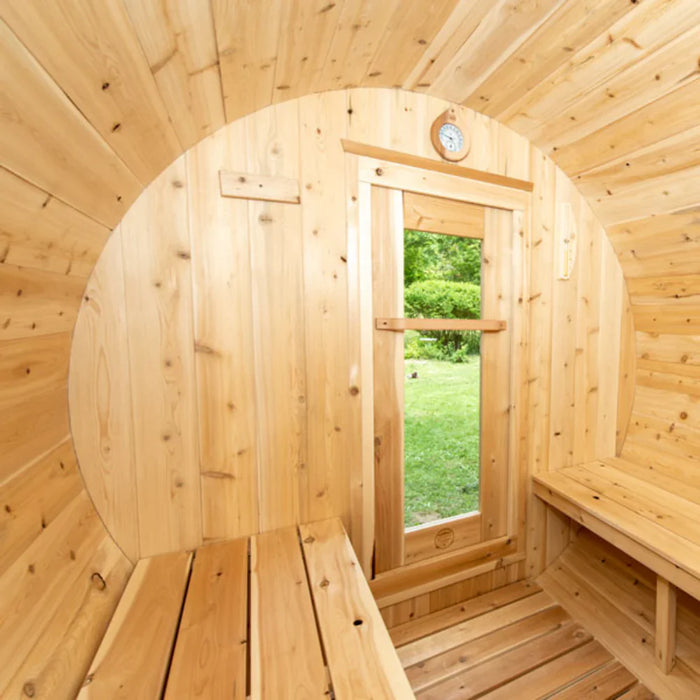 Dundalk LeisureCraft | CT Harmony 4 Person Outdoor Barrel Sauna