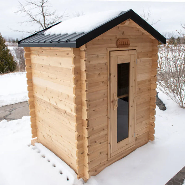 Dundalk LeisureCraft | CT Granby 3 Person Cabin Outdoor Sauna