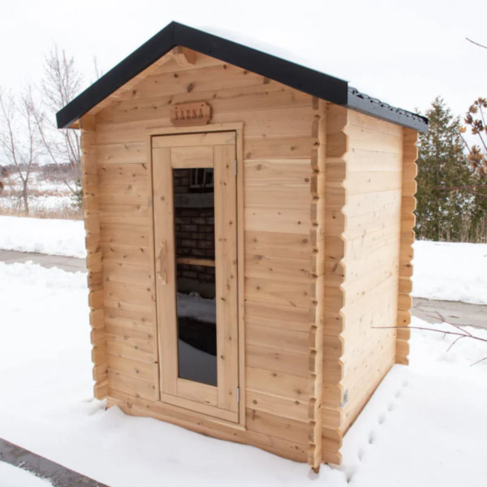 Dundalk LeisureCraft | CT Granby 3 Person Cabin Outdoor Sauna