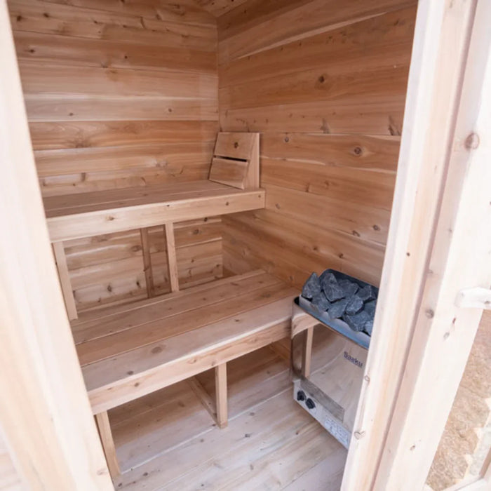 Dundalk LeisureCraft | CT Granby 3 Person Cabin Outdoor Sauna