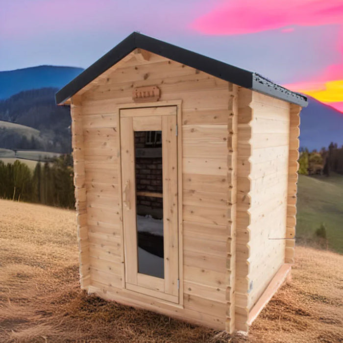 Dundalk LeisureCraft | CT Granby 3 Person Cabin Outdoor Sauna