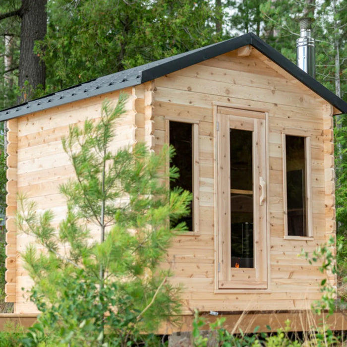 Dundalk LeisureCraft | CT Georgian 6 Person Cabin Outdoor Sauna