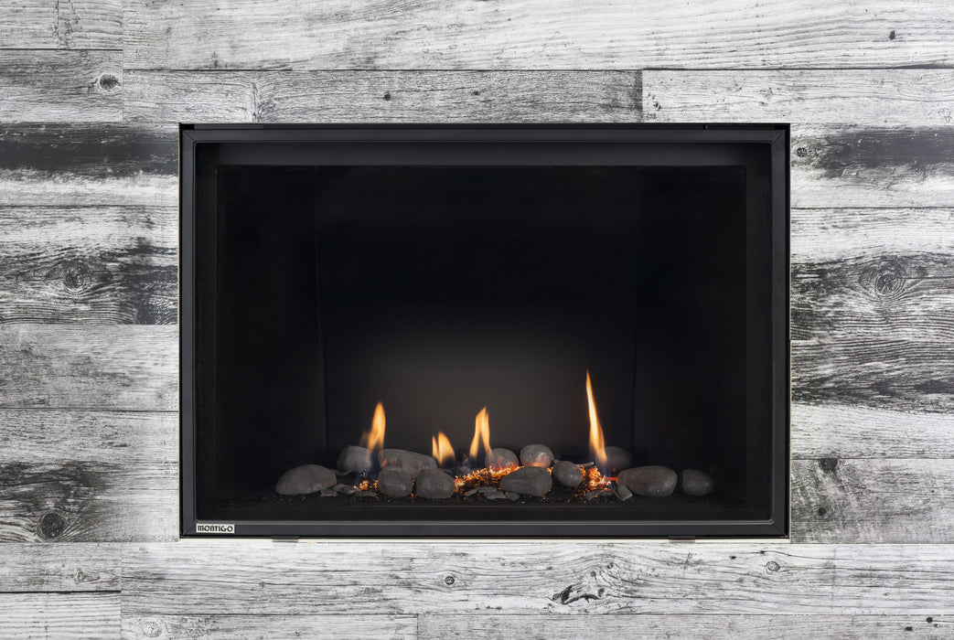 Montigo DelRay 46 Square Direct-Vent Gas Fireplace - DRSQ46NI