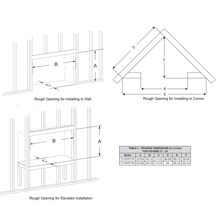 Empire Boulevard 48 Linear Vent Free Gas Fireplace - VFLB48FP