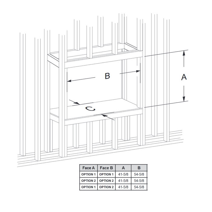 Empire Boulevard 48 Linear See Thru Vent Free Gas Fireplace - VFLB48SP