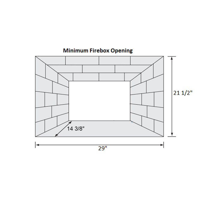 Napoleon Oakville GDIX3 Gas Fireplace Insert - GDIX3N-1