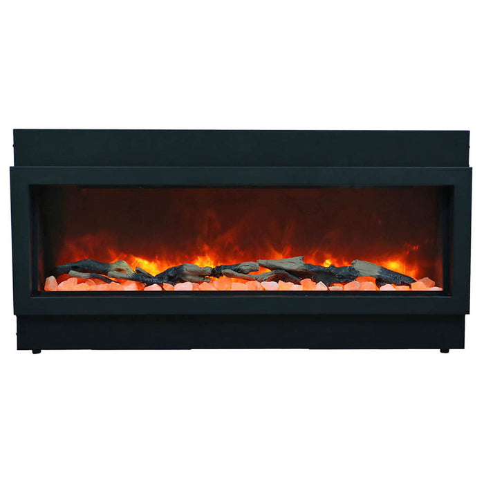 Amantii 40" Panorama Deep Extra Tall Indoor Outdoor Electric Fireplace