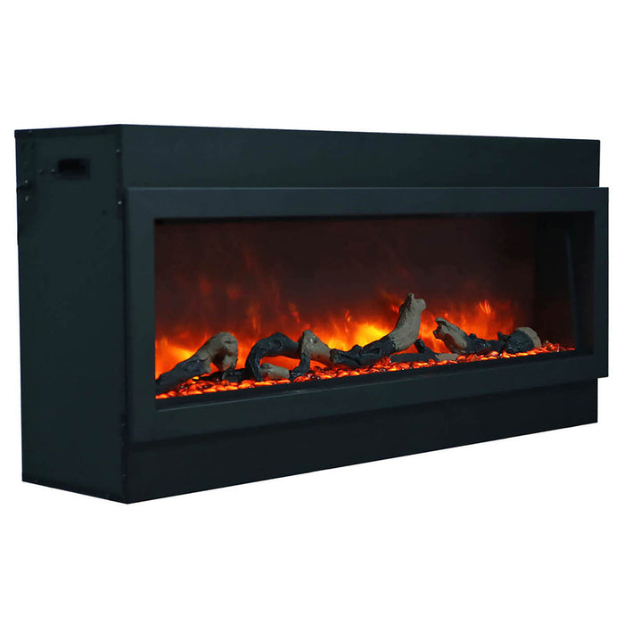 Amantii 88" Panorama Deep Extra Tall Indoor Outdoor Electric Fireplace