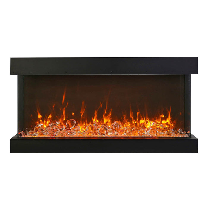 Amantii 60" Tru-View XL XT Indoor Outdoor 3 Sided Electric Fireplace