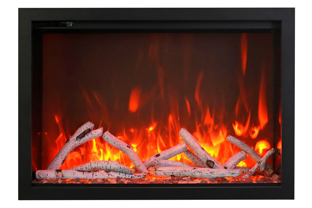 Amantii 33" TRD-33-BESPOKE Traditional Built In Indoor Outdoor Electric Insert Fireplace