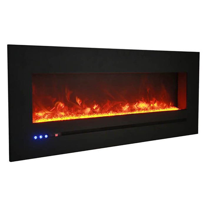 Sierra Flame 34" Linear Wall Mount Electric Fireplace WM-FML-34-4023-STL