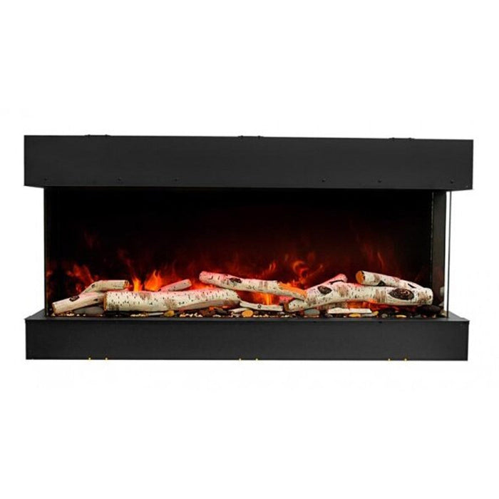 Amantii 72" Tru-View Slim Smart Indoor Outdoor 3 Sided Electric Fireplace