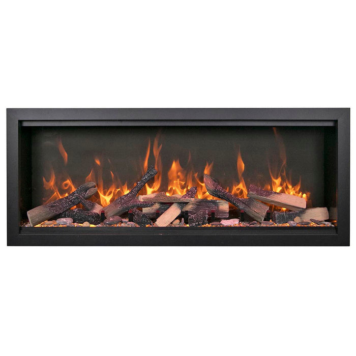 Amantii 60" Symmetry Bespoke Extra Tall Indoor Outdoor Electric Fireplace